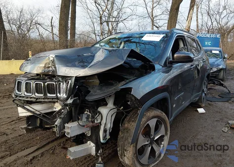 2018 Jeep Compass Latitude Fwd from USA, damaged, VIN 3C4NJCBB7JT124127